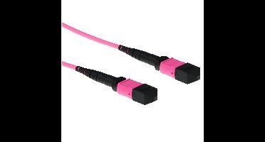 ACT RL7741 Glasvezel Patchkabel 50/125 OM4 MTP(MPO) Female/MPO Female Polarity A - 1 meter