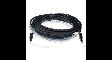 ACT RL4501 Prefab Glasvezel Singlemode 9/125 OS2 Indoor/Outdoor Kabel | 12-voudig | LC connectoren | 10 meter