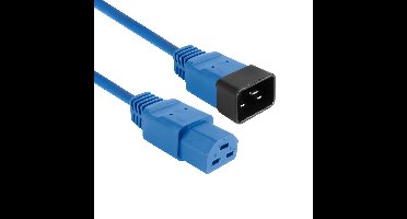 ACT AK5366 Netsnoer C20 - C21 IEC60320 | Blauw | 1,5 meter