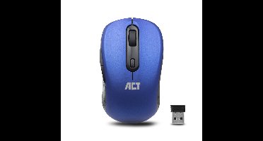 ACT AC5140 Draadloze Muis | Instelbare DPI 1000-1600 | USB Nano Ontvanger | Blauw