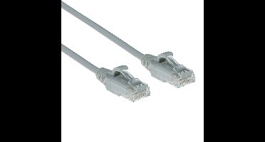 ACT DC9007 LSZH U/UTP CAT6 Datacenter Slimline Patchkabel Snagless | RJ45 connectoren | Grijs | 7 meter