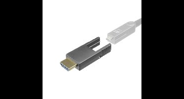ACT AK4112 Vervang Adapter Micro HDMI naar HDMI voor HDMI Active Optical Cables met Afneembare Connector