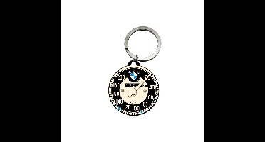 Auto Sleutelhanger BMW logo - Dia 4 cm - Metaal