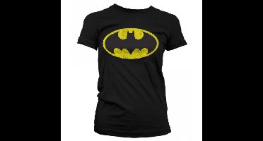Batman dames verkleed T-shirt - zwart - korte mouwen - DC Comics