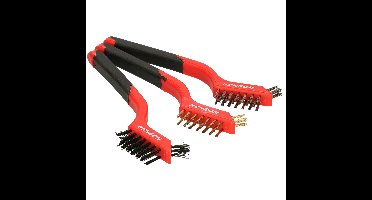 Benson Staalborstels - 3-delig - BBQ borstels - schrobborstels