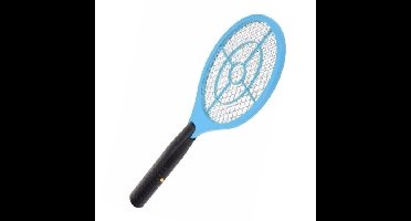 Blauwe elektrische vliegenmepper