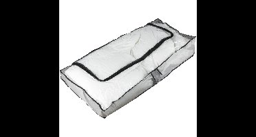 Opbergtas/beschermhoes beddengoed/kleding - voor onder bed - 102 x 45 x 15 cm