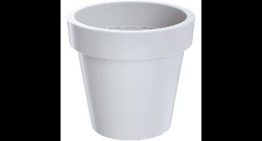 Plantenpot/bloempot - wit - kunststof - D50 x H42 cm - binnen en buiten - terras