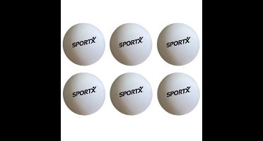 Tafeltennis ballen - 6x st - 40 mm - ping pong balletjes - pingpongballen