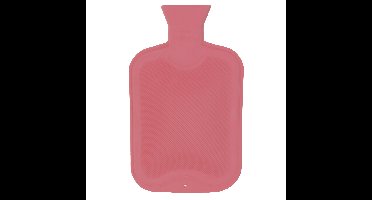 Warmwaterkruik - 2L - roze - rubber - kruik - bedkruik