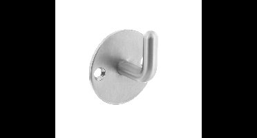 Intersteel Jashaak rond op achterplaat Ø45mm - RVS