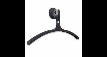 Basic Pro-line wandgarderobe met 1 kledinghanger - grijs/zwart