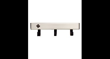 Basic Pro-line wandkapstok met 3 haken - grijs/zwart