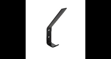 Intersteel Kapstokhaak 695010 gebogen - zwart