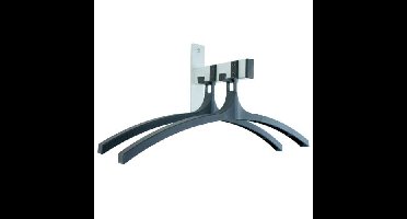 Basic HIQ wandkapstok met 2 kledinghangers - grijs/zwart