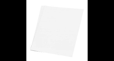 A4 hobby papier - 50x vellen - kleur wit - Knutselen met papier - Knutselpapier