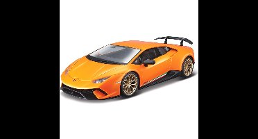 Bburago Modelauto Lamborghini Huracan - Performante - oranje - 1:24 - 18,5 cm - speelgoedauto