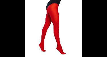 Boland panty - rood - 40 denier - maat M/L - carnaval