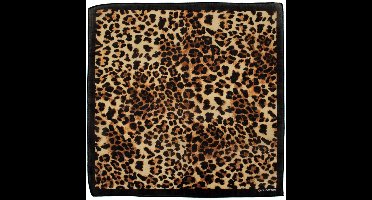 Carnaval verkleed panter zakdoek - bandana/sjaaltje - 53x53cm - katoen - foute/panter party