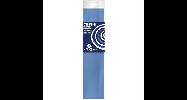 Crepe papier platte vellen - ijsblauw - 250 x 50 cm - Knutselen met papier - Knutselspullen