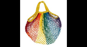 Draagtas - Pride/regenboog thema kleuren - katoen - 40 x 60 cm