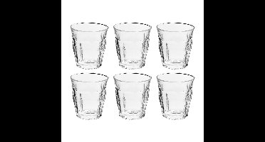 Drinkglazen/waterglazen Picardie - 6x stuks - transparant glas - 200 ML