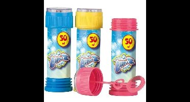 Eddy Toys Bellenblaas - 3x stuks - 50 ml - buitenspeelgoed
