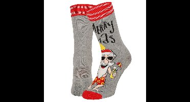 foute kerstsokken voor heren Merry Xmas
