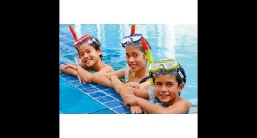 Gekleurde snorkelset voor tieners