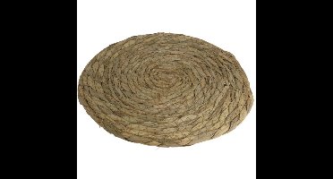 Gerimport Pannenonderzetter - hittebestendig - zeegras - rond - 22 cm