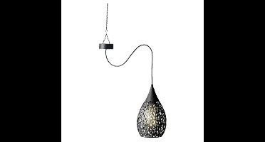 Hanglamp solar - antraciet grijs - ijzer - 21 cm - tuinverlichting