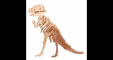 Houten 3D puzzel dinosaurus Tyrannosaurus Rex 21 cm