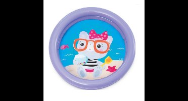 Intex peuter/kinder opblaas zwembad - lila paars - 61 cm