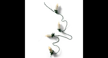 Kaarsen verlichting - 30 LED druipkaarsen - 1160 cm - warm wit - kerstverlichting lichtsnoer