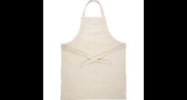 Keukenschort / kliederschort/ kookschort/ knutselschort/ kinderschort - Creme wit - Kinderen 7/12 ja