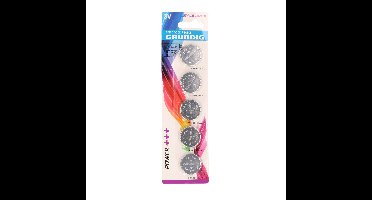 Knoopcel batterij - 5x stuks - CR2450 - platte batterijen