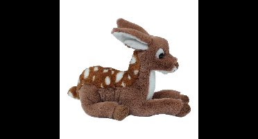 Knuffeldier Hertje/ree - zachte pluche stof - premium kwaliteit knuffels - bruin - 24 cm