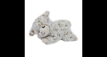 Knuffeldier Schaap/lammetje - zachte pluche stof - premium kwaliteit knuffels - wit - 17 cm