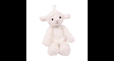 Knuffeldier Schaap/lammetje - zachte pluche stof - premium kwaliteit knuffels - wit - 27 cm
