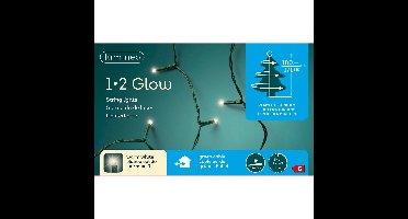Lumineo Kerstverlichting - warm wit - 180 LEDs - 180 cm