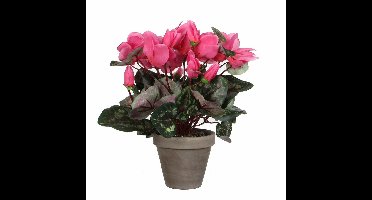 Mica Decorations Kunstplant - cyclaam - roze - 30 cm