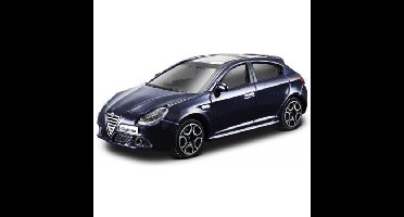 Modelauto Alfa Romeo Giulietta - blauw - schaal 1:43 - speelgoedauto