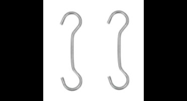 Ophanghaak / hangdecoratie haak - klein - 10 cm - c-haak - winkelinrichting etalagehaak