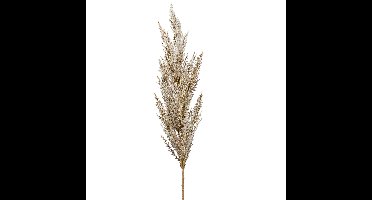 Pampasgras pluim losse steel/tak - naturel - 92 cm - Decoratie kunst graspluimen