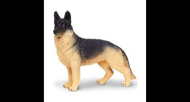 Plastic Duitse Herders hond 9 cm