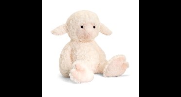 Pluche knuffel dier schaap/lammetje 18 cm