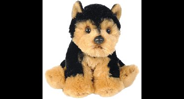 Pluche knuffel dieren Yorkshire Terrier hond - 13 cm - Speelgoed knuffelbeesten