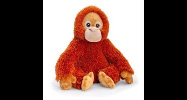 Pluche knuffel Orang Oetan aap/apen - 25 cm - Dieren knuffelbeesten - Apen
