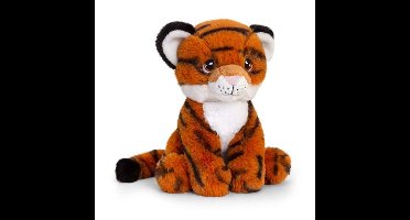 Pluche tijger knuffel van 18 cm