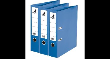Ringband map/ordners A4 - 3x - blauw - 31 x 28 x 7 cm - Documenten opbergen - Kantoorartikelen